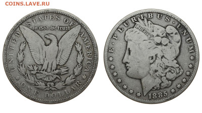 США. 1 доллар 1885 г. Морган. До 28.03.20. - DSH_7774.JPG