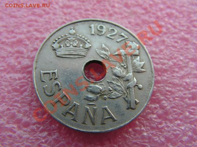 -Испания- 25 сантим 1927 -- 29 августа 22-00 - PICT0755.JPG