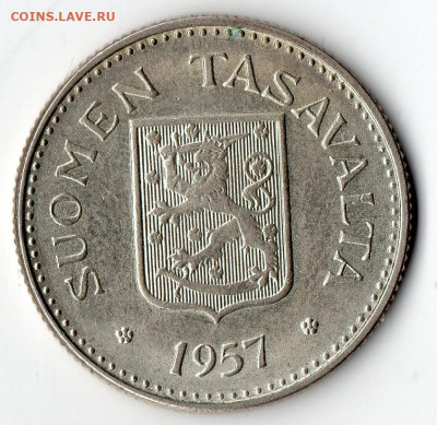 Финляндия 200 марок 1957г  Серебро - монеты (30)