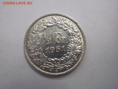 ½ франка Швейцария 1951 до 27.03.20 - IMG_8255.JPG