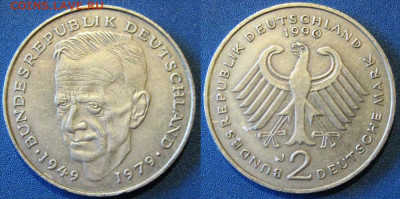 Германия 2 марки 1999 год    До 27-03 в 22-00 мск - гем2 мар 1990