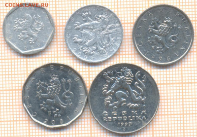 Чехия 5 монет , до 01.04.2020 г. 22.00 по Москве - Чехия 5 монет1 412
