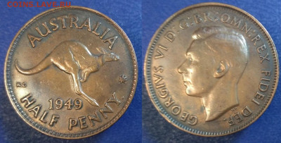 2 пенни 1949 (1) до 25.03.2020 г. 22-00 по Москве - 170579285