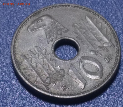 Германия оккупация 10 рейхспфеннигов 1940 А - 170894434 (4)