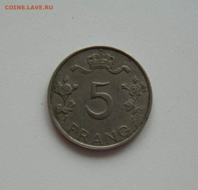 Люксембург 5 франков 1949 г. до 01.04.20 - DSCN9899.JPG