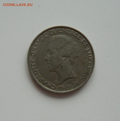 Люксембург 5 франков 1949 г. до 01.04.20 - DSCN9900.JPG