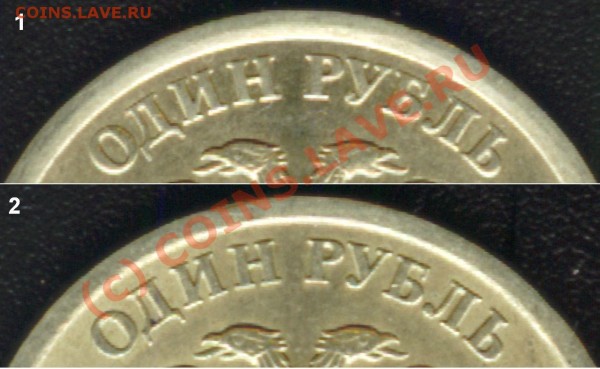 "Один рубль" расстояние до канта. Опрос - 1р_Сравнение