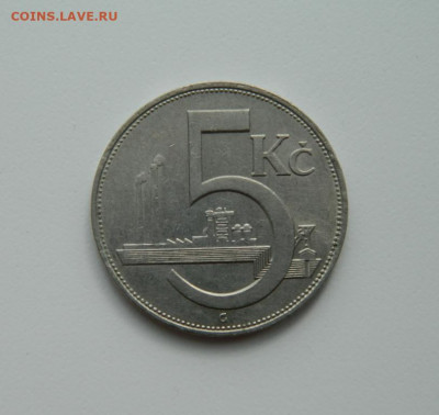 Чехословакия 5 крон 1938 г. до 01.04.20 - DSCN9913.JPG