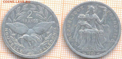 Новая Каледония 2 франка 1989 г., до 02.04.2020 г. 22.00 по - Новая каледония 2 франка 1989 423