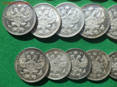 20, 15, 10 копеек - лот из 18 билонов 1908-1916 гг - DSC09333.JPG