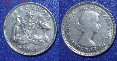 Австралия 3 пенса, 1962 до 27.03.2020 г. 22-00 по Москв - 10
