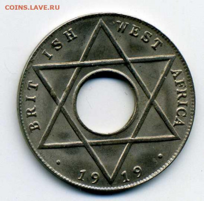 10 пенни 1919г Зап Африка UNC ! до 1 04 20 до 22-00 мск - хх823