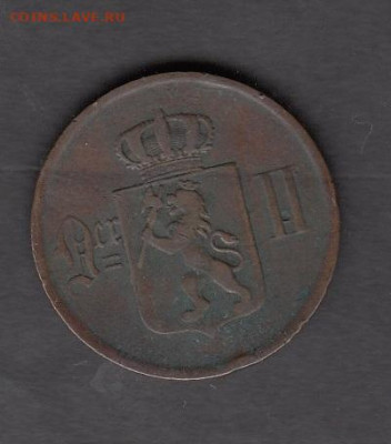 Норвегия 1899 5 эре до 01 04 - 145а