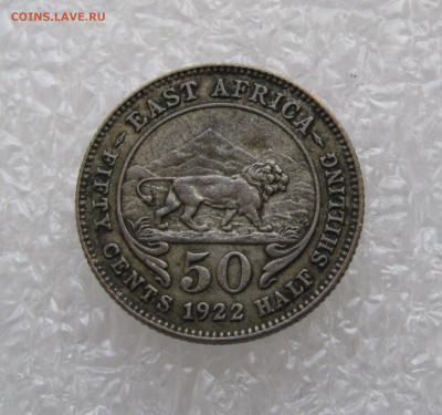 Британская Восточная Африка. Георг V. 50 ЦЕНТОВ 1922 года. - 50цент (4).JPG