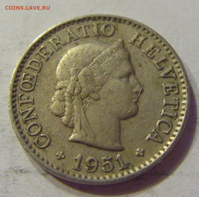 5 раппен 1951 Швейцария №1 03.04.2020 22:00 МСК - CIMG4468.JPG