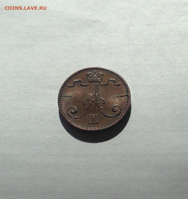 1 пенни Русская Финляндия 1888г.,шт.блеск ,  до 04.04.20г. - 1p1888-1