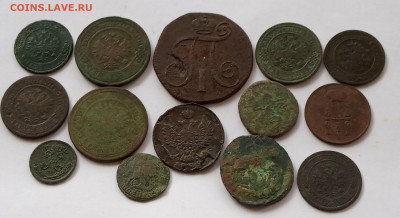 Медные монеты РИ  14 шт - IMG_20200330_114048