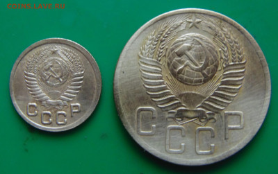 1 копейка 1952 aUNC. 5 копеек 1953. бонус. до31.03.2020 - DSC00133