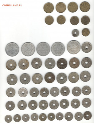 Монеты Франции 1919 - 1992. Фикс цены. - Франция А 1