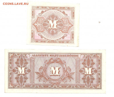 Германия 2 боны -5 и 20 марок.1944          05.04 - 111 010