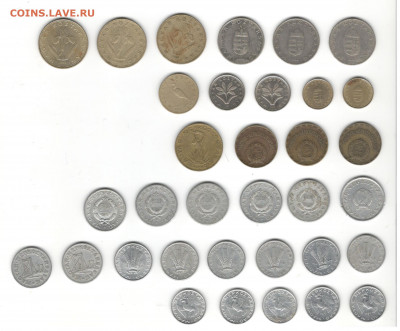 Монеты Венгрии регулярного чекана по 10 рублей. - Венгрия 1