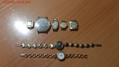 7 позолоченных часов , до 02.04.2020 - 1