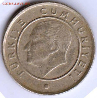 Турция 10 куруш 2009 г. до 24.00 07.04. 20 г. - 031