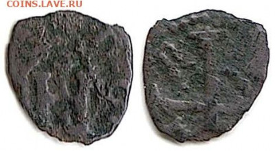 определение мелкой медной монеты - Монета Генрих III 1569-1589_ 0,25gr 10,5mm 69