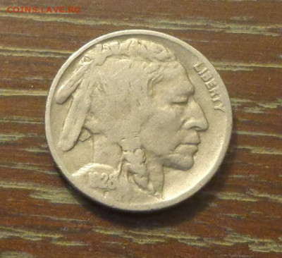 США - 5ц 1928 Голова индейца, Буффало до 7.04, 22.00 - США 5 ц Голова индейца 1928_1.JPG