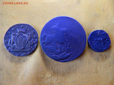 полушка 1786г., 1 коп. сибирь 1776г., 2 коп.1758( Перечекан) - DSCN2808.JPG