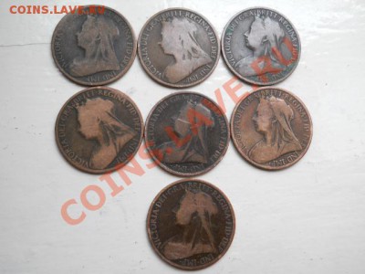 АНГЛИЯ 1 Пенни 1895-1901 Погодовка!!! 7 шт. До 31.08 22-00 - DSCN0006.JPG