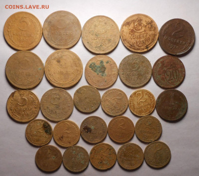 Ранний СССР.26 монет.До 07.04.2020 г.в 22-00 мск. - 12