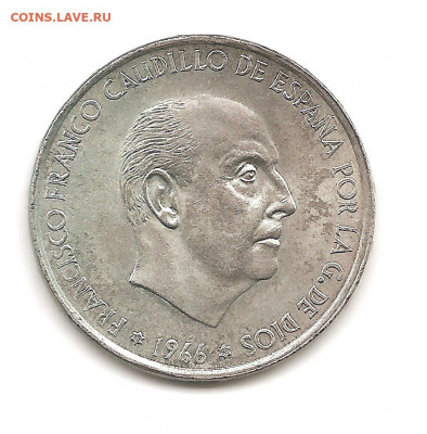 Испания.100 песет.1966      05.04 - 111 024