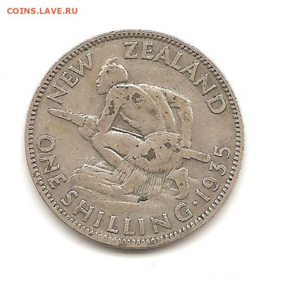 Н.Зеландия. 1 шиллинг.1935     05.04 - 111 029