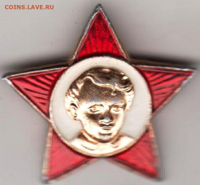 Знак Звёздочка ОКТЯБРЁНКА до 08.04.20 г. в 23.00 - 004