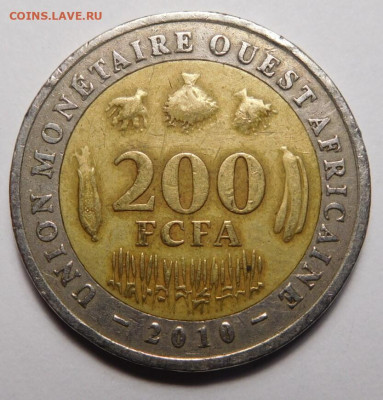 Западная Африка. 200 франков 2010г. - 11