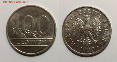 Польша 100 злотых 1990г единственный год чек.- 7.04 22:00мск - IMG_20200329_101822