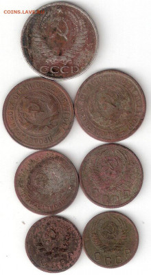 Погодовка CCCР 7 Никель: 50к1964+6шт. разные - CCCР 7Никель-50к1964+6шт А