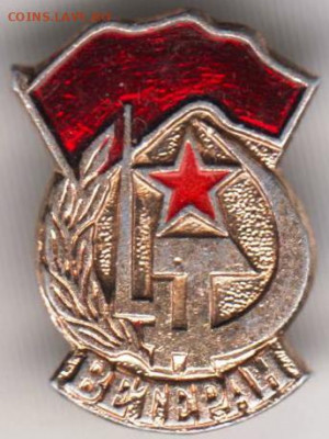 Знак ВЕТЕРАН до 11.04.20 г. в 23.00 - 027