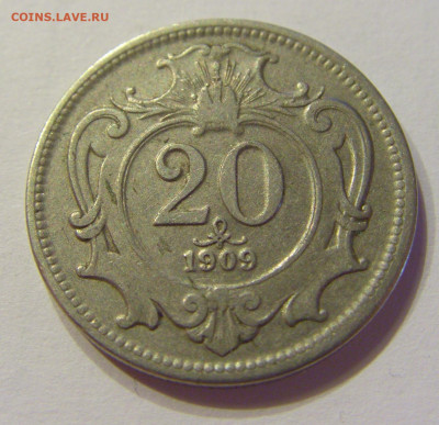 20 геллеров 1909 Австрия №1 11.04.2020 22:00 МСК - CIMG5521.JPG