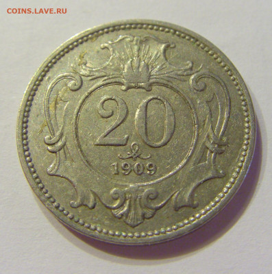 20 геллеров 1909 Австрия №2 11.04.2020 22:00 МСК - CIMG5525.JPG