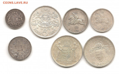 Подборка монет из серебра    короткий 06.04 - 222 033