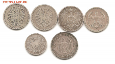 Подборка монет из серебра    короткий 06.04 - 222 035