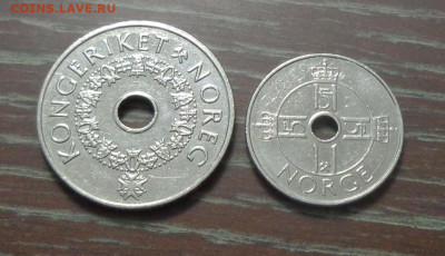 НОРВЕГИЯ - 1 и 5 крон 2009 с отверстиями до 12.04, 22.00 - Норвегия 5+1 крона 2009_2.JPG