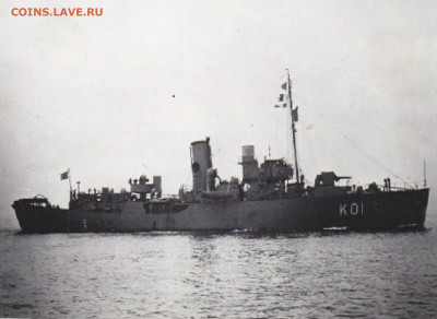 Монеты с Корабликами - Flower Class Corvette HNoMS ACANTHUS (K-01).JPG