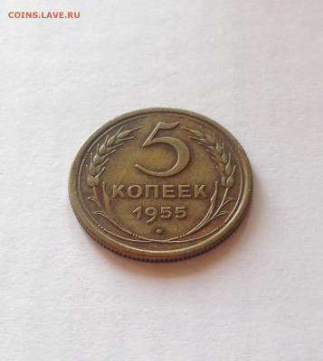 5 копеек 1955г. , до 12.04.20г. - 555-2
