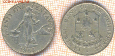 Филиппины 25 сентаво 1966 г., до 12.04.2020 г. 22.00 по Моск - Филиппины 25 сентаво 1966 83
