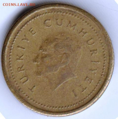 Турция 5000 лир 1995 г. до 24.00 13.04. 20 г. - 040