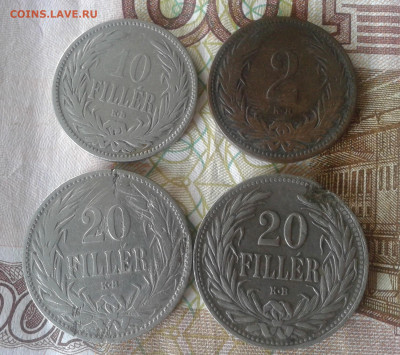 Монеты Венгрии 1894-1908  до 12.04.20 20:00 МСК - Фото0975