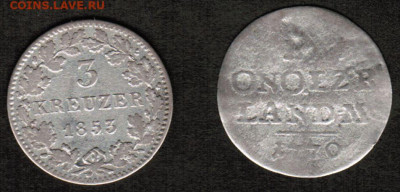 Монеты Германии -2 штуки (1770-1853) биллоны - CCI07042020_00002